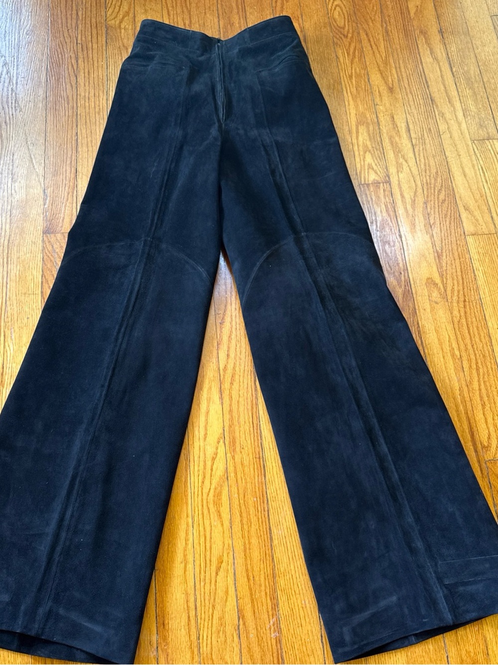 Rare Vintage Gucci Suede Flare Pants – Made in Italy